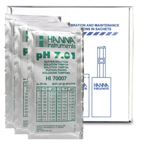 Hanna Instruments Hanna Buffer satchets pH 7,01, box (25pcs x 20ml) 6